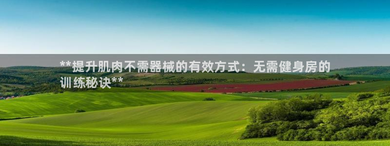 凯时官网下载客户端:**提升肌肉不需器械的有效方式:无需健身
